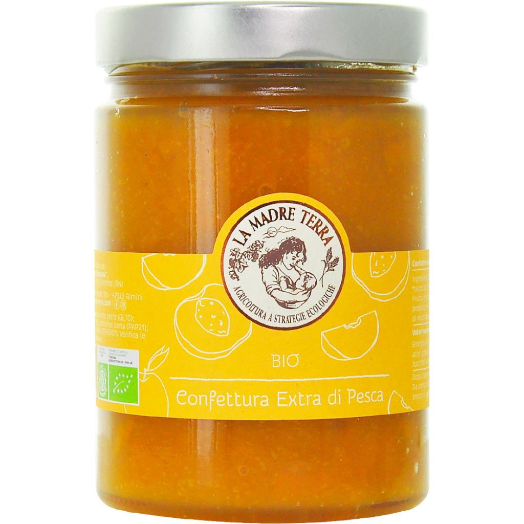 C033 Confettura extra di pesche 620 gr