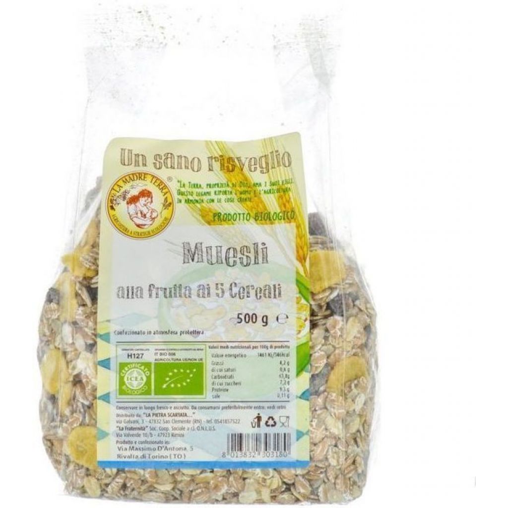 E015 Muesli alla frutta ai 5 cereali 500 g