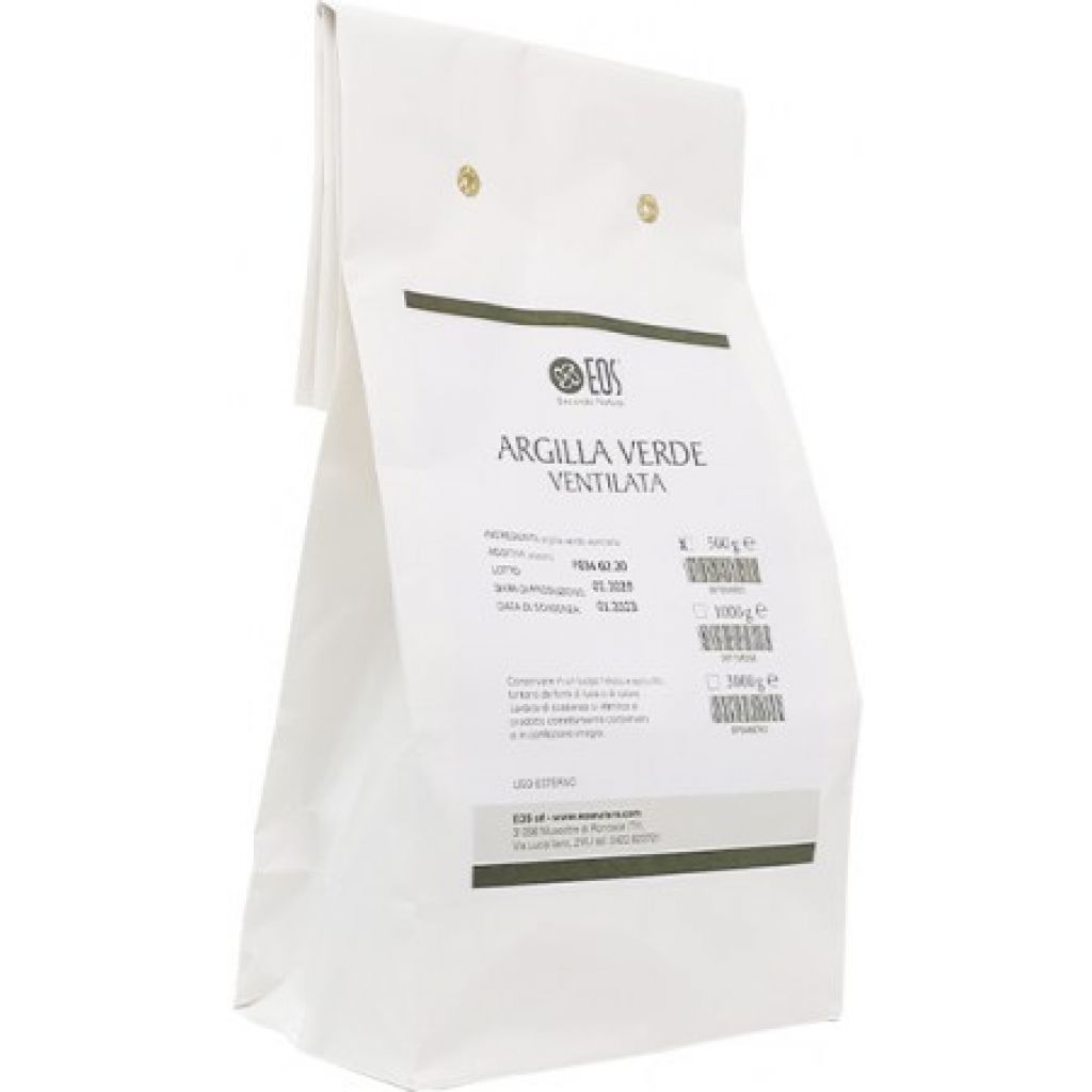ARGILLA VERDE VENTILATA - Sacchetto da 500 gr