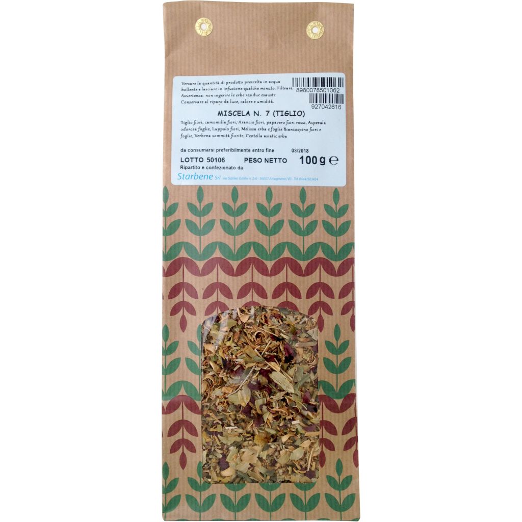 Miscela n 7 Tiglio (insonnia) 100 g