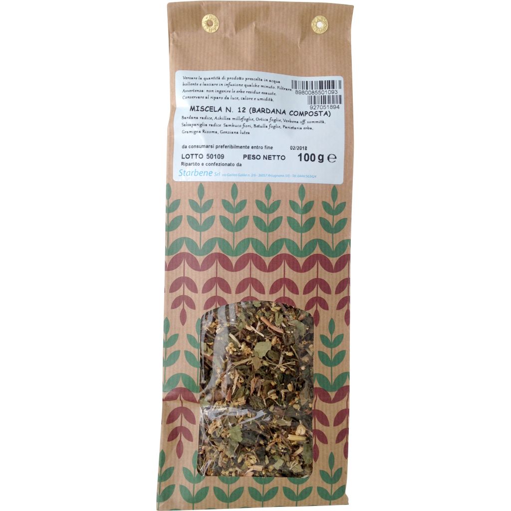 Miscela n 12 Bardana composta (pelle) 100 g