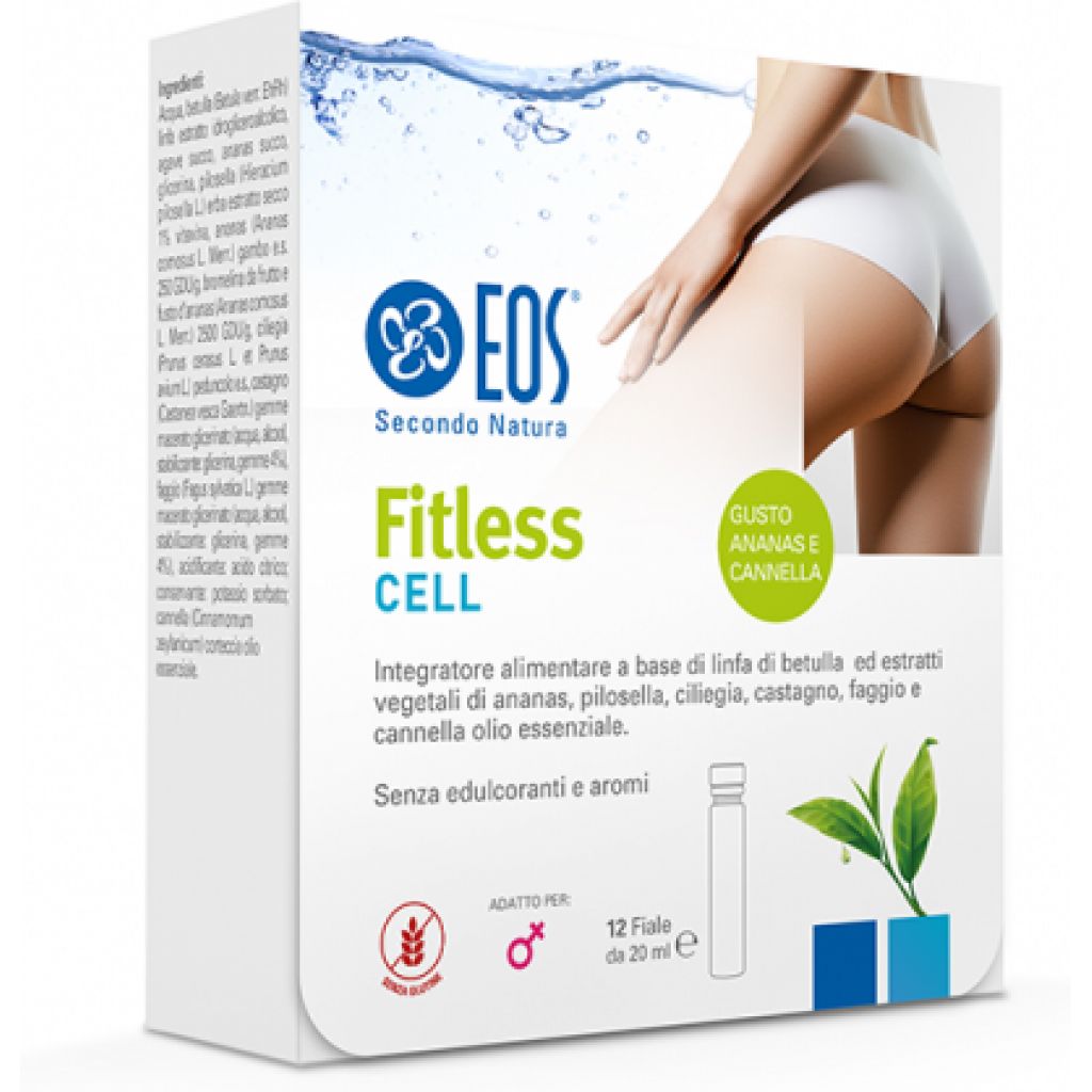 FITLESS CELL Gusto ananas e cannella - 12 fiale da 20ml
