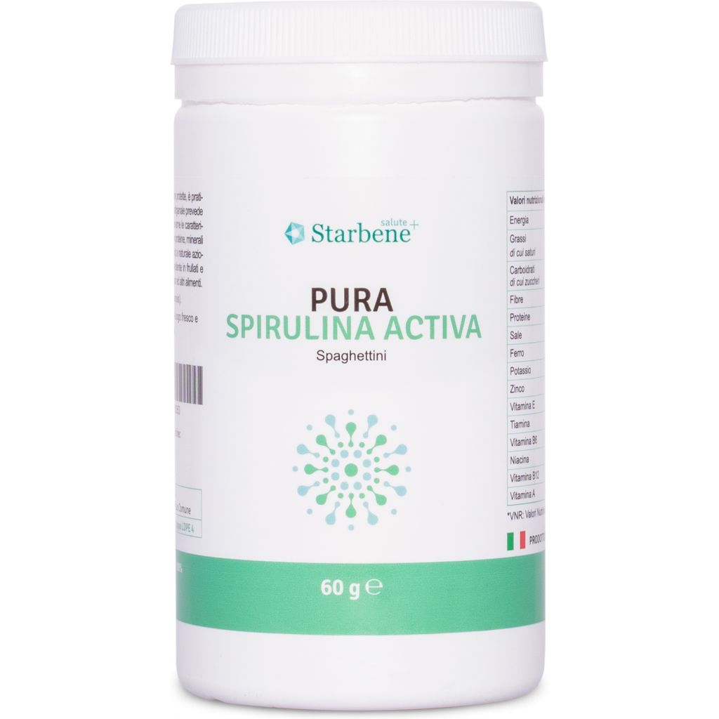 Pura Spirulina Activa spago - barattolo da 60 g