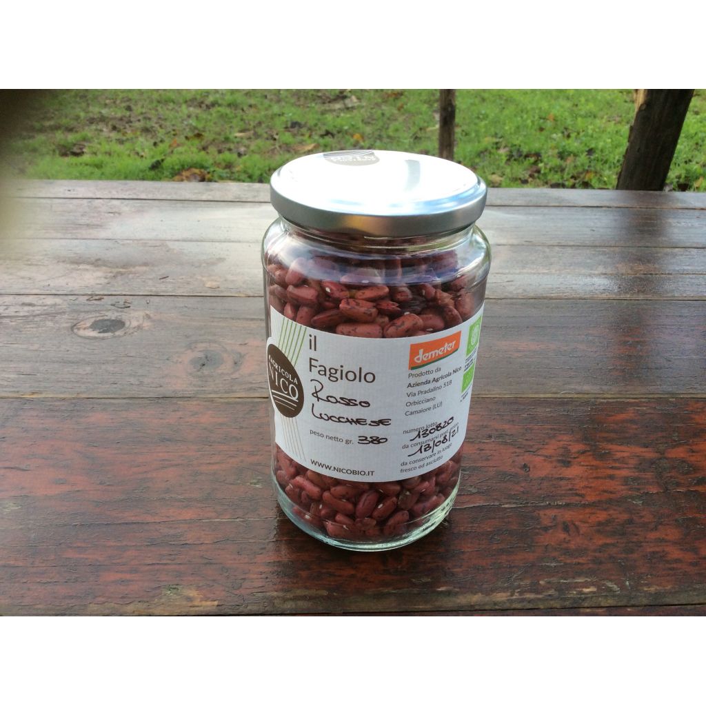 Barattolo Fagiolo rosso lucchese gr 380