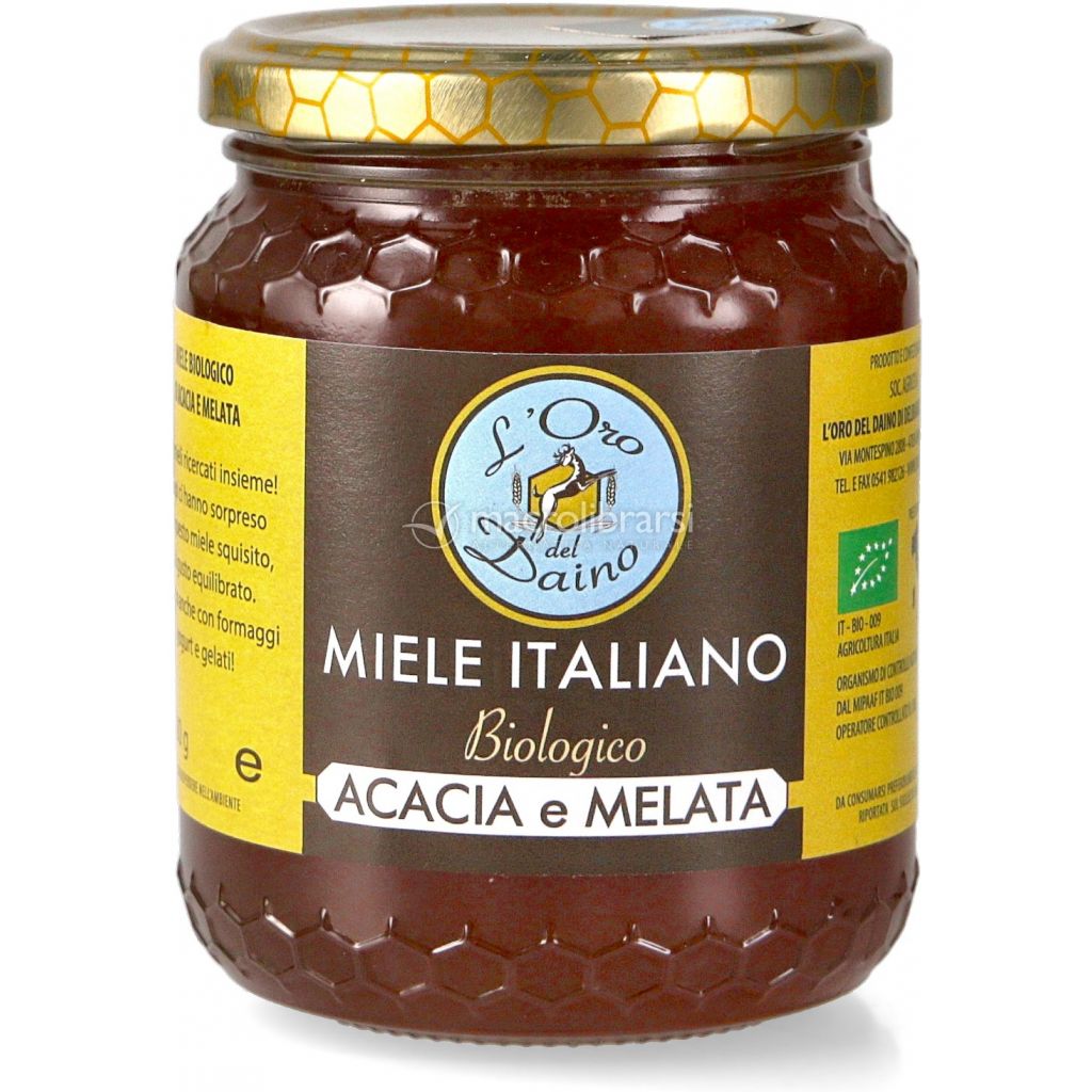 Miele di Acacia e Melata Bio (500 g)