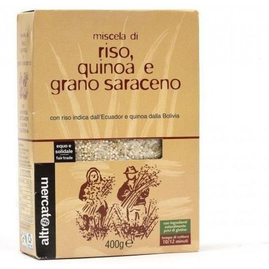 MISCELA RISO, QUINOA, GRANO SARACENO - 400 g