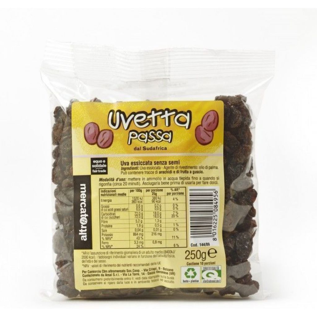UVETTA PASSA Essicata BIO - 200 g