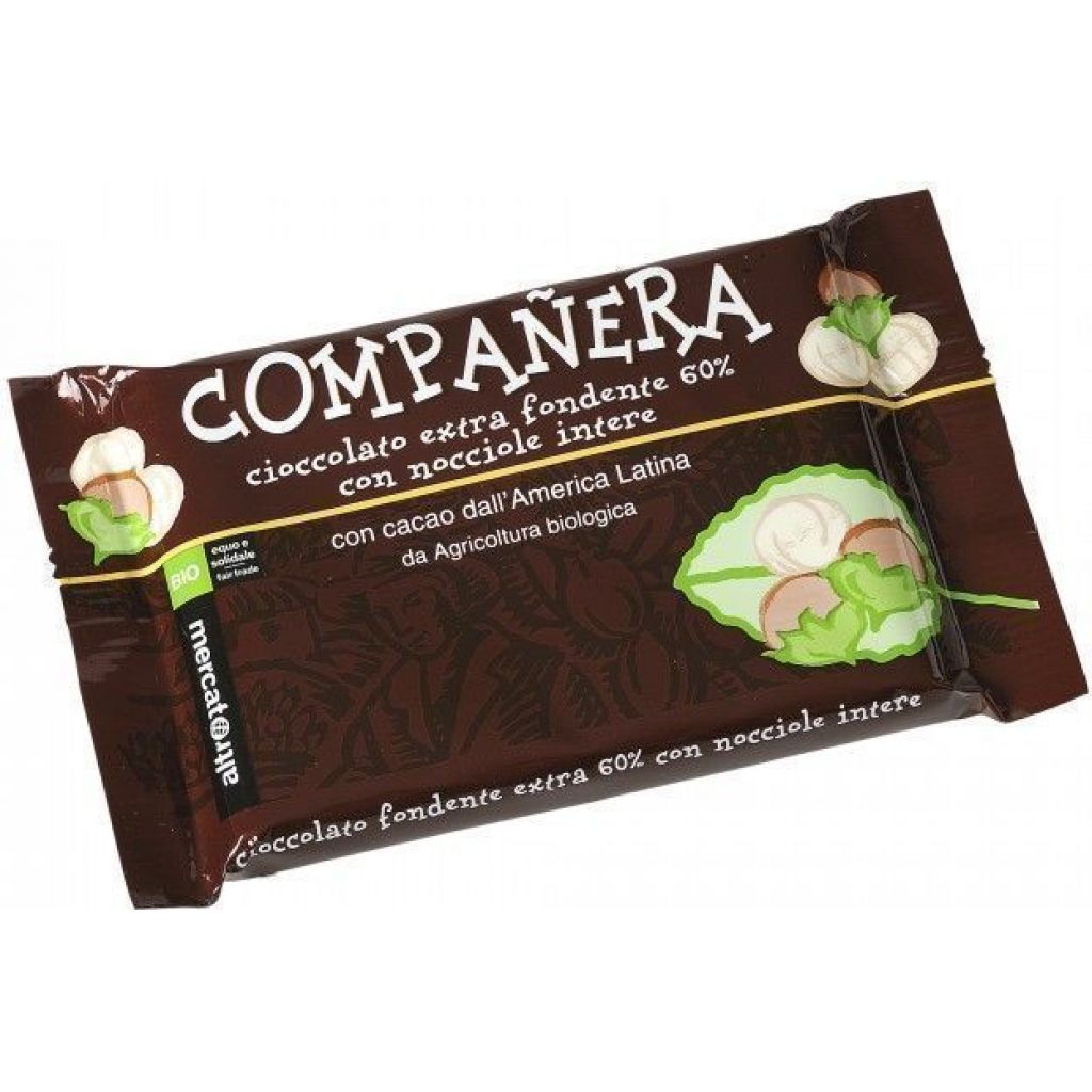 cioccolato COMPANERA Fondente con Nocciole Piemonte IGP - 100 g