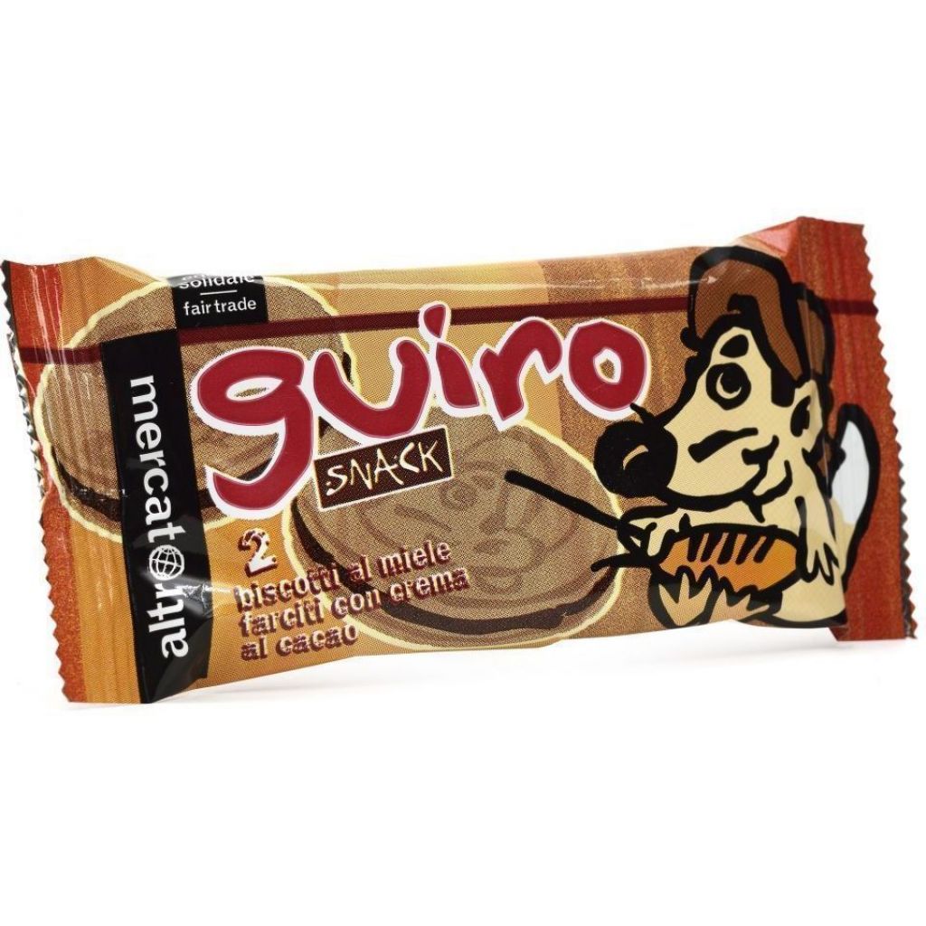 GUIRO Snak Biscotto al MIELE con CACAO 30 g