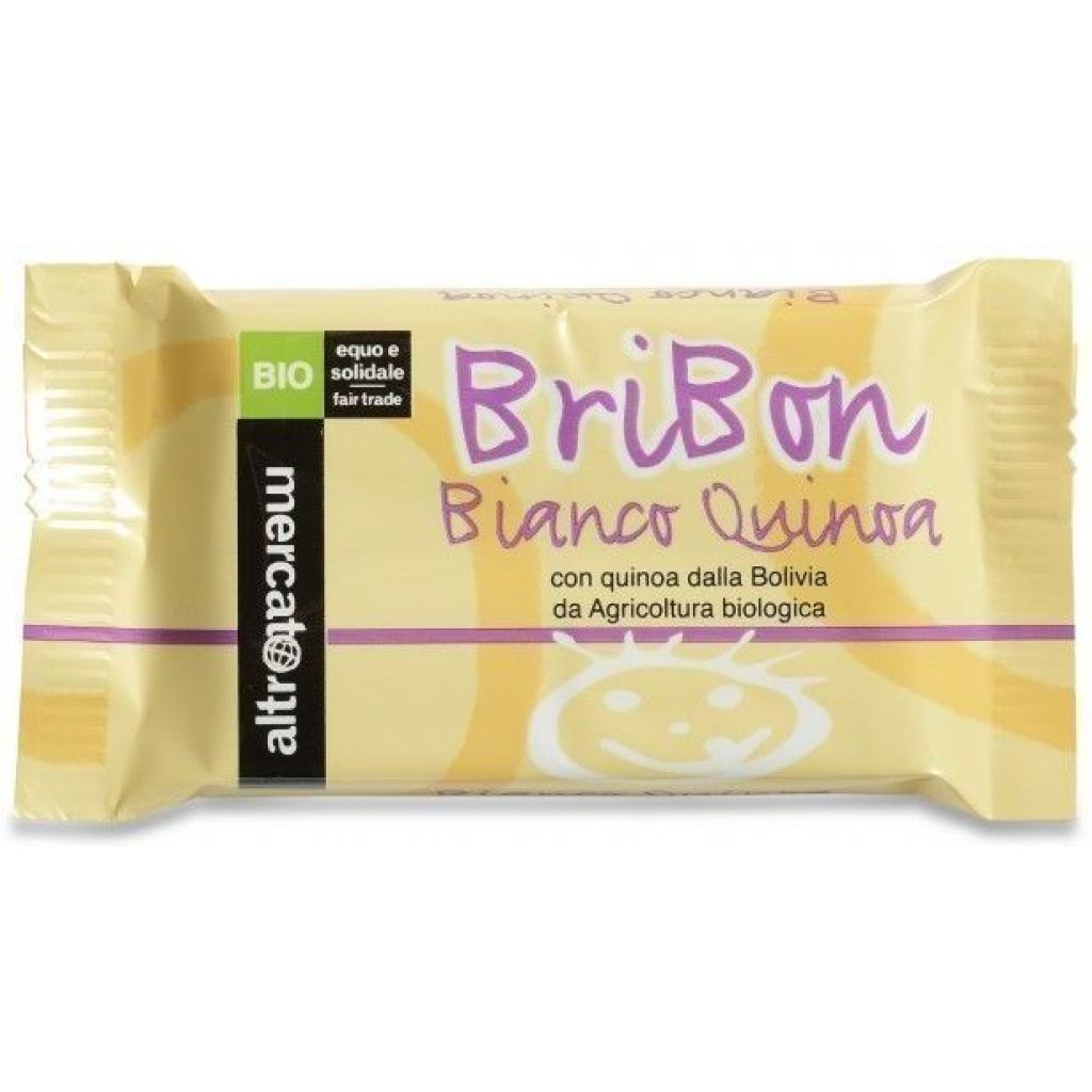 BRIBON - SNACK CIOCCOLATO BIANCO e QUINOA SOFFIATA - 30 g