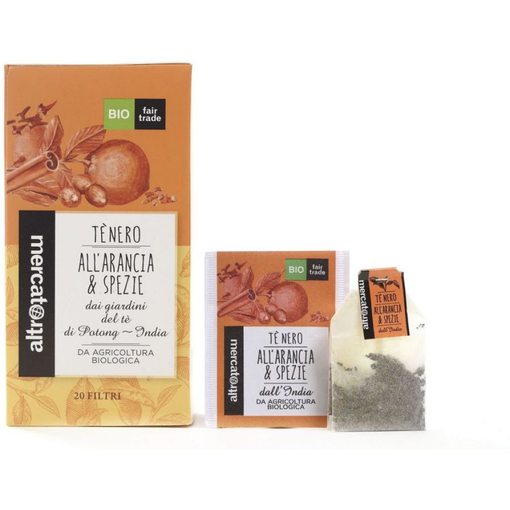 T&Egrave; NERO ARANCE E SPEZIE INDIA 2O FILTRI - 40 g