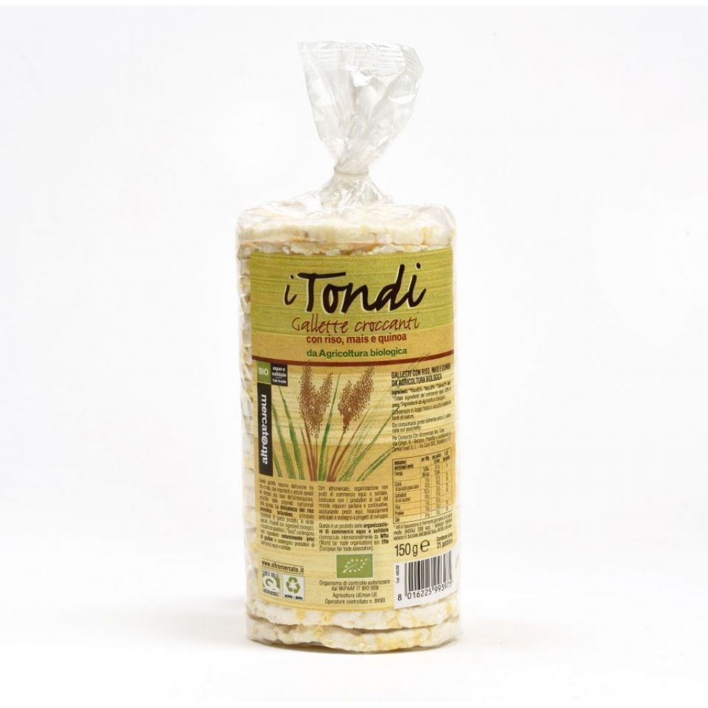 I TONDI - GALLETTE croccanti al MAIS - 150 g