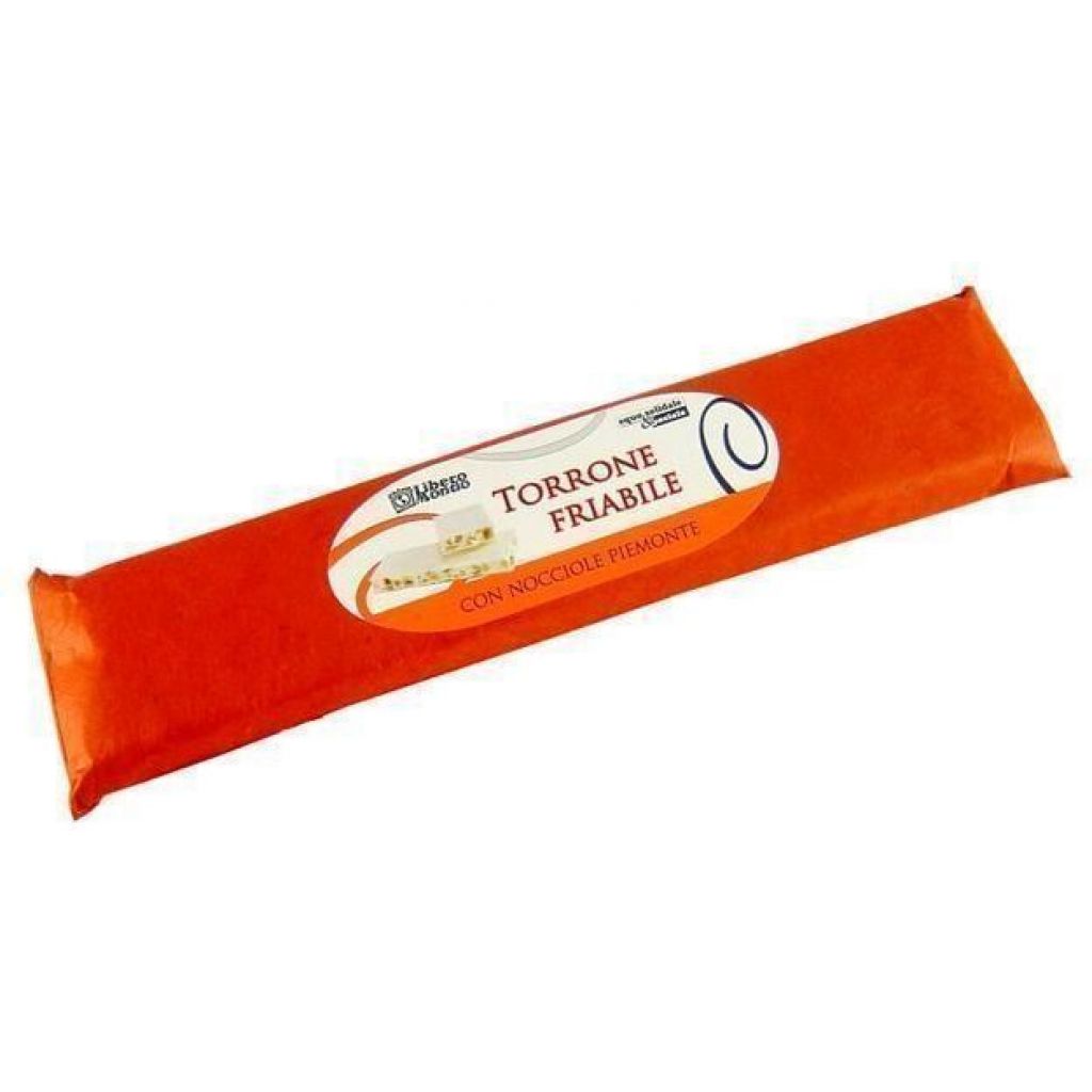 TORRONE FRIABILE NOCCIOLE LIBEROMONDO - 150 g