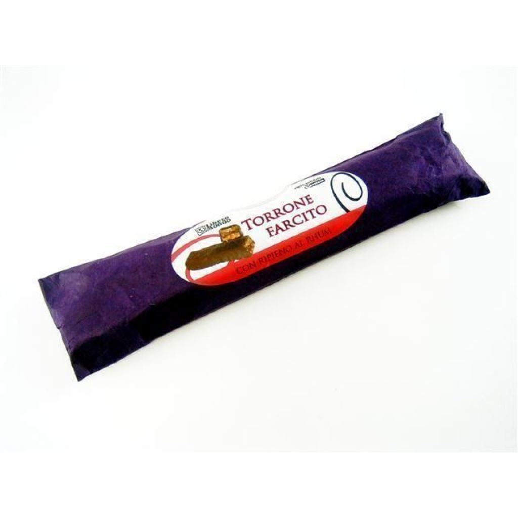 TORRONE FRIABILE Farcito al RHUM RICOPERTO di CIOCCOLATO - 150 g