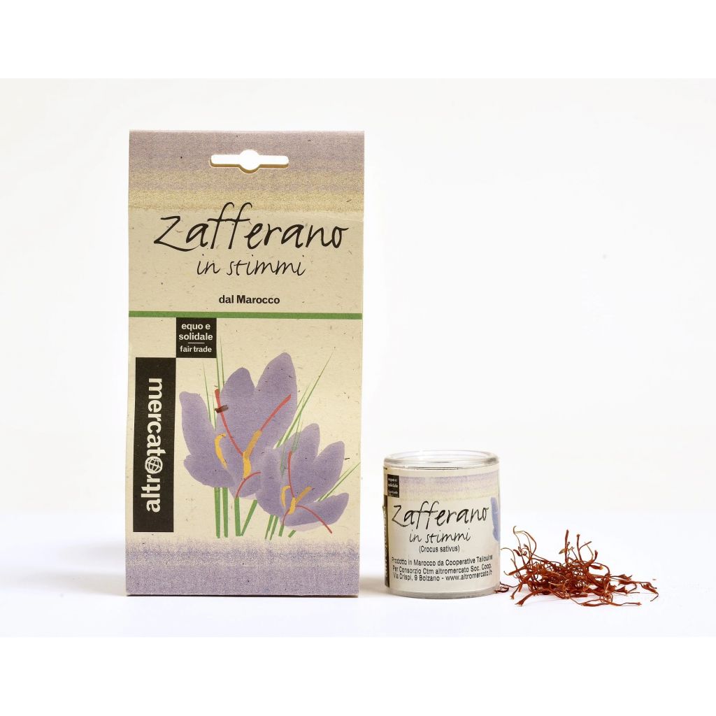 Zafferano in stimmi rossi, 1g, Marocco