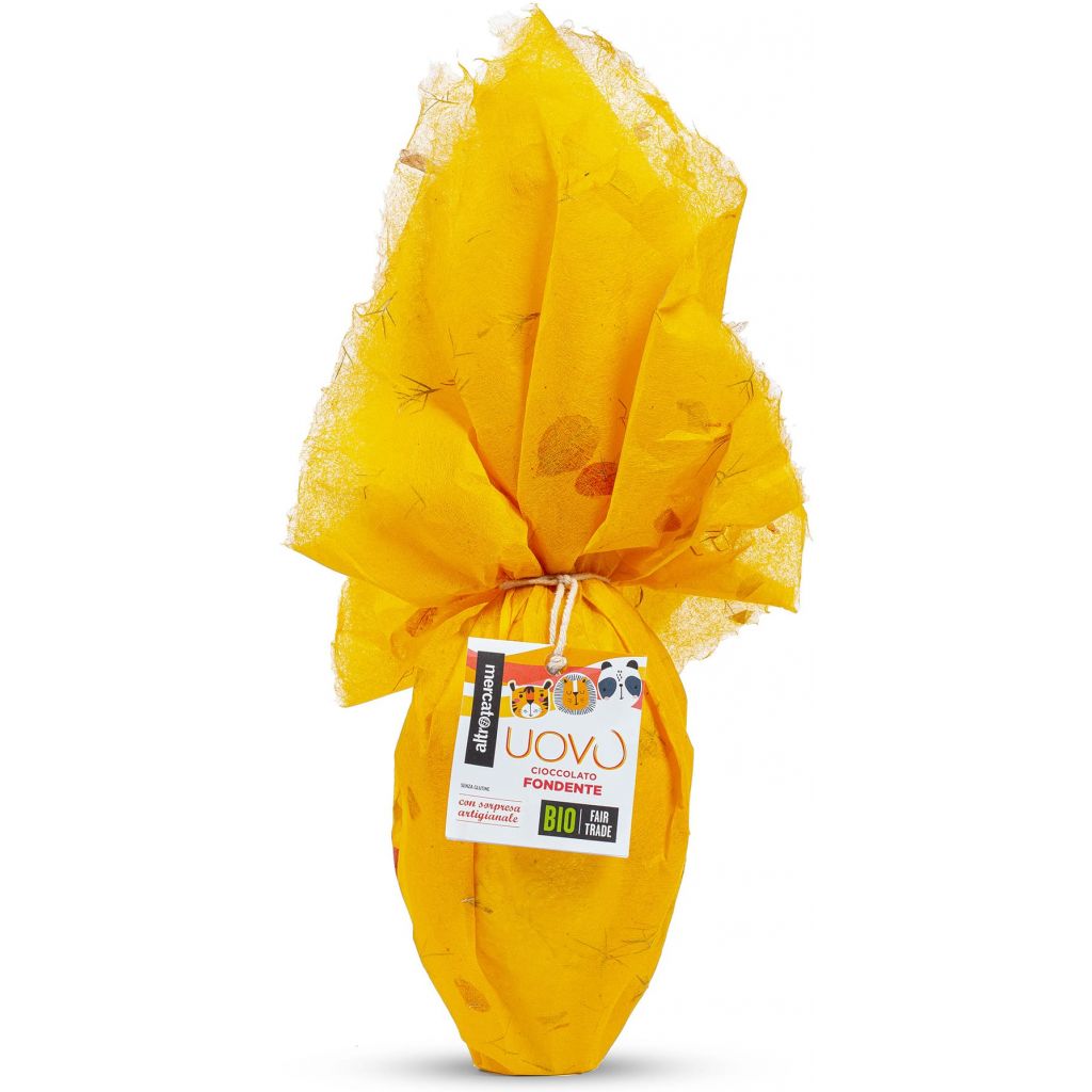 Uovo bio di cioccolato fondente da 270 grammi