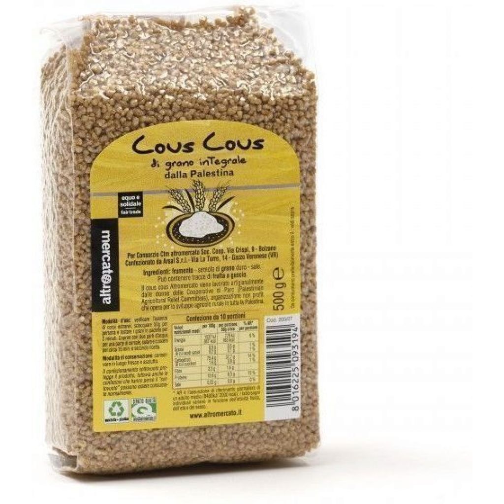 Cous - cous integrale 500 gr