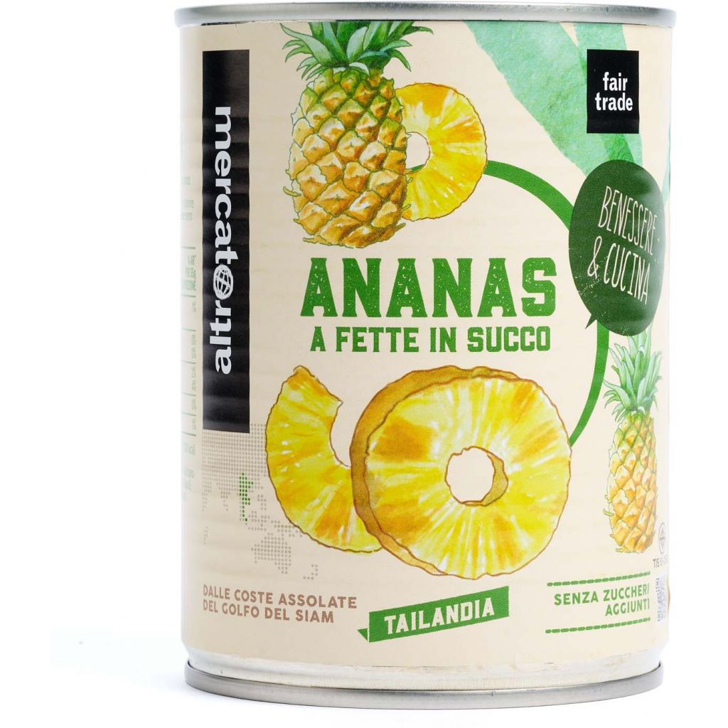 Ananas a fette in succo Thailandia - 560g
