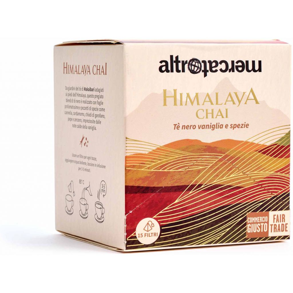 T&egrave; Himalaya Chai Vaniglie e Spezie - 15 filtri piramidali