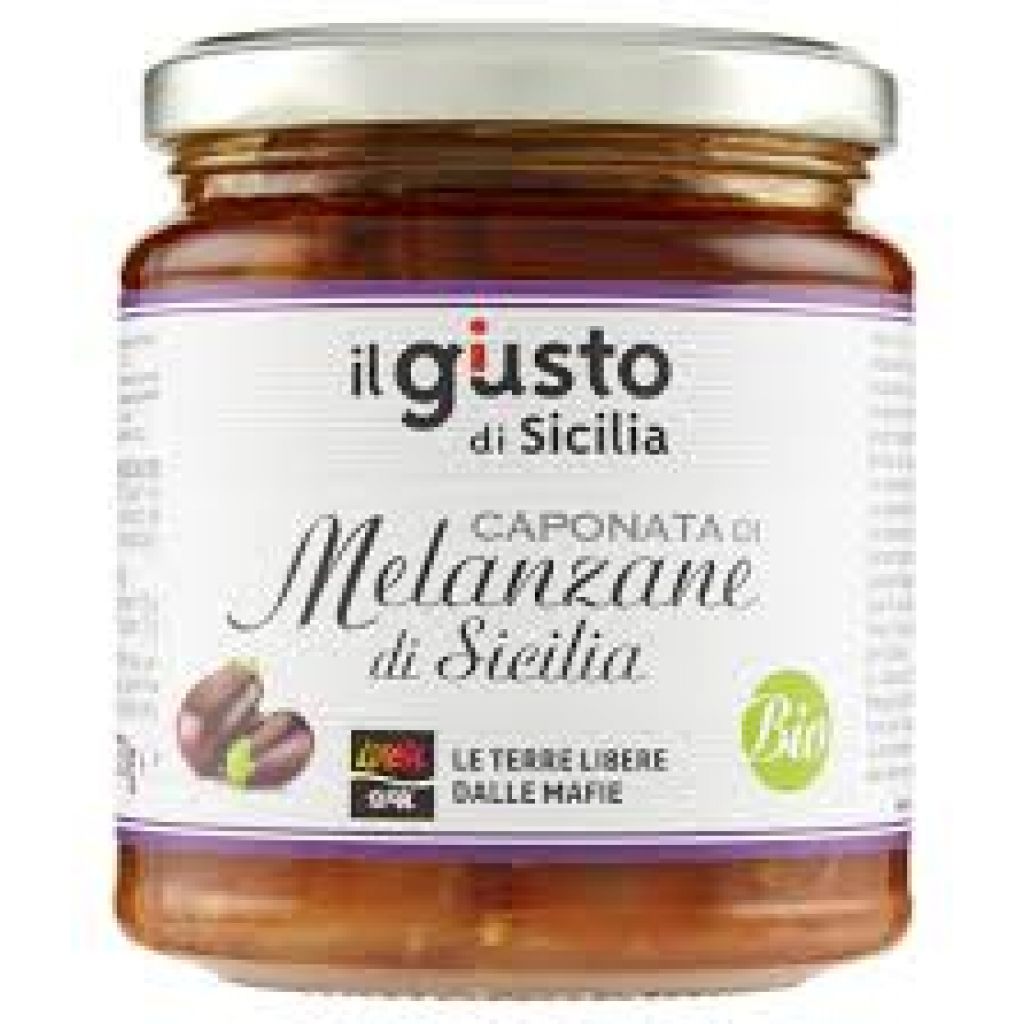 Caponata di Melanzane di Sicilia Biologica 270g - Libera Terra