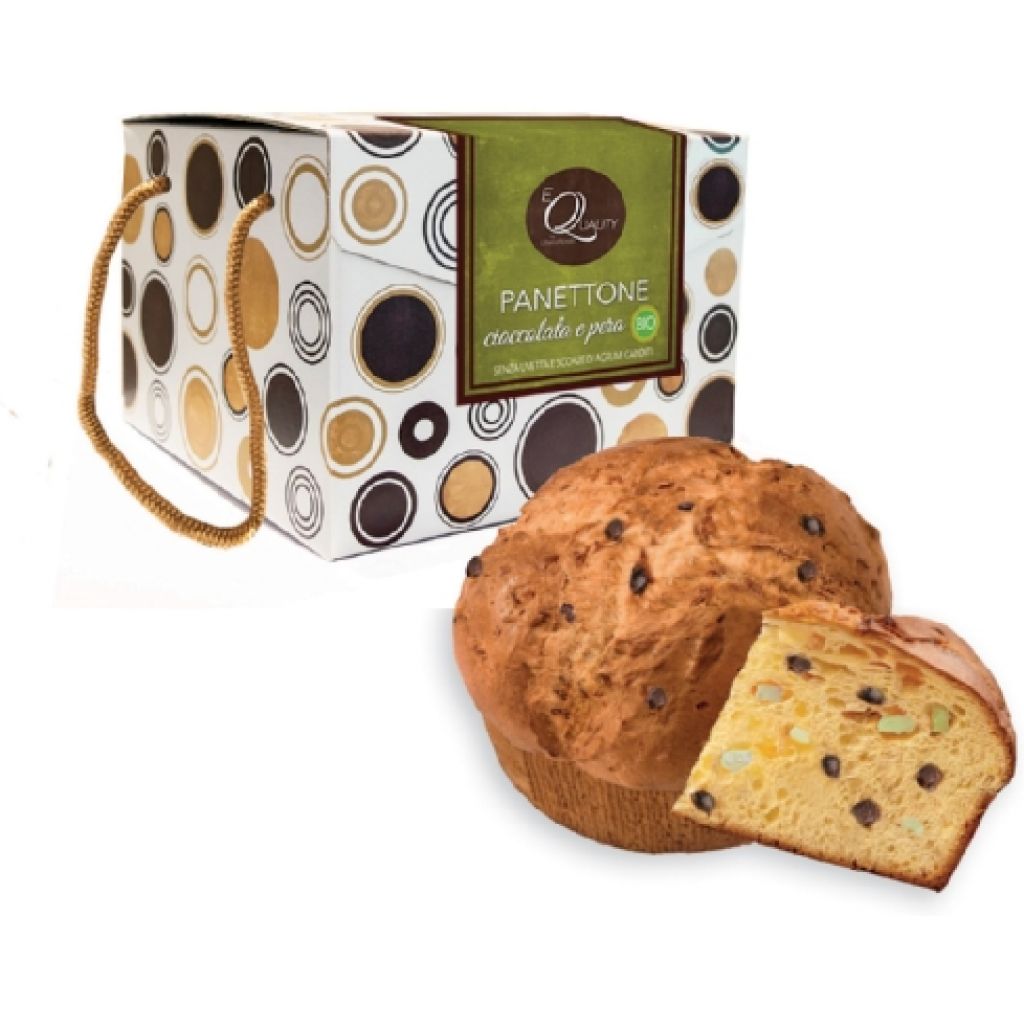 066782 Panettone with chocolate drops BIO