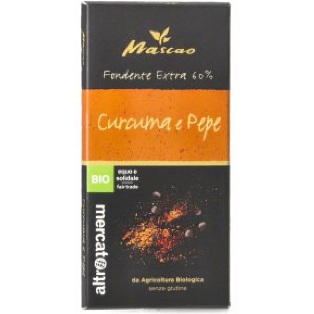 Mascao - cioccolato fondente 60% con curcuma e pepe