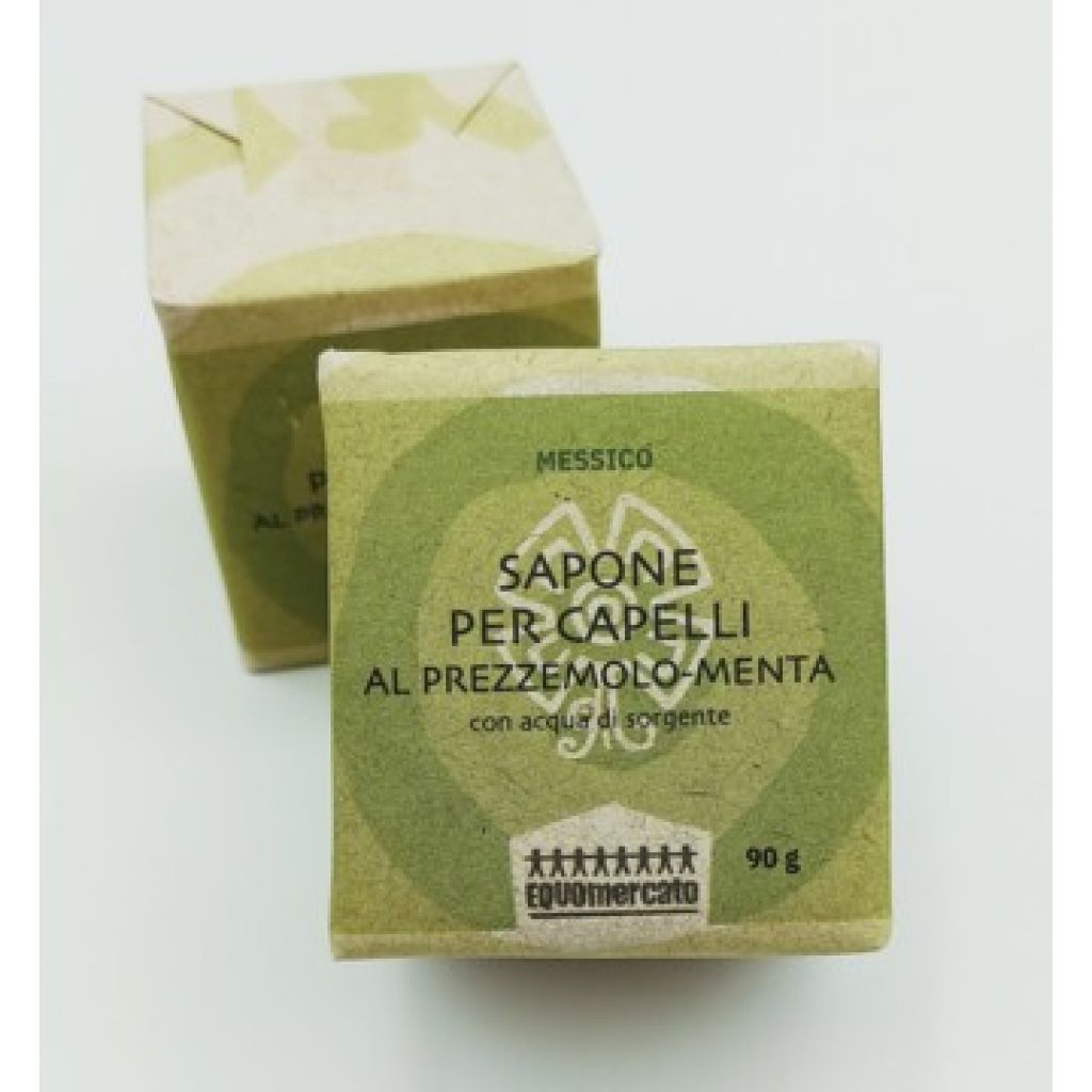 Sapone per capelli al prezzemolo e menta