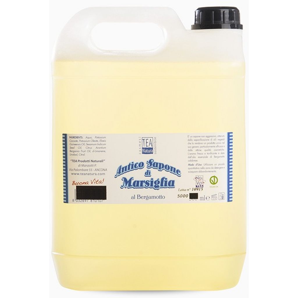 Marseille Liquid Soap - Bergamot - 5 liters tank.