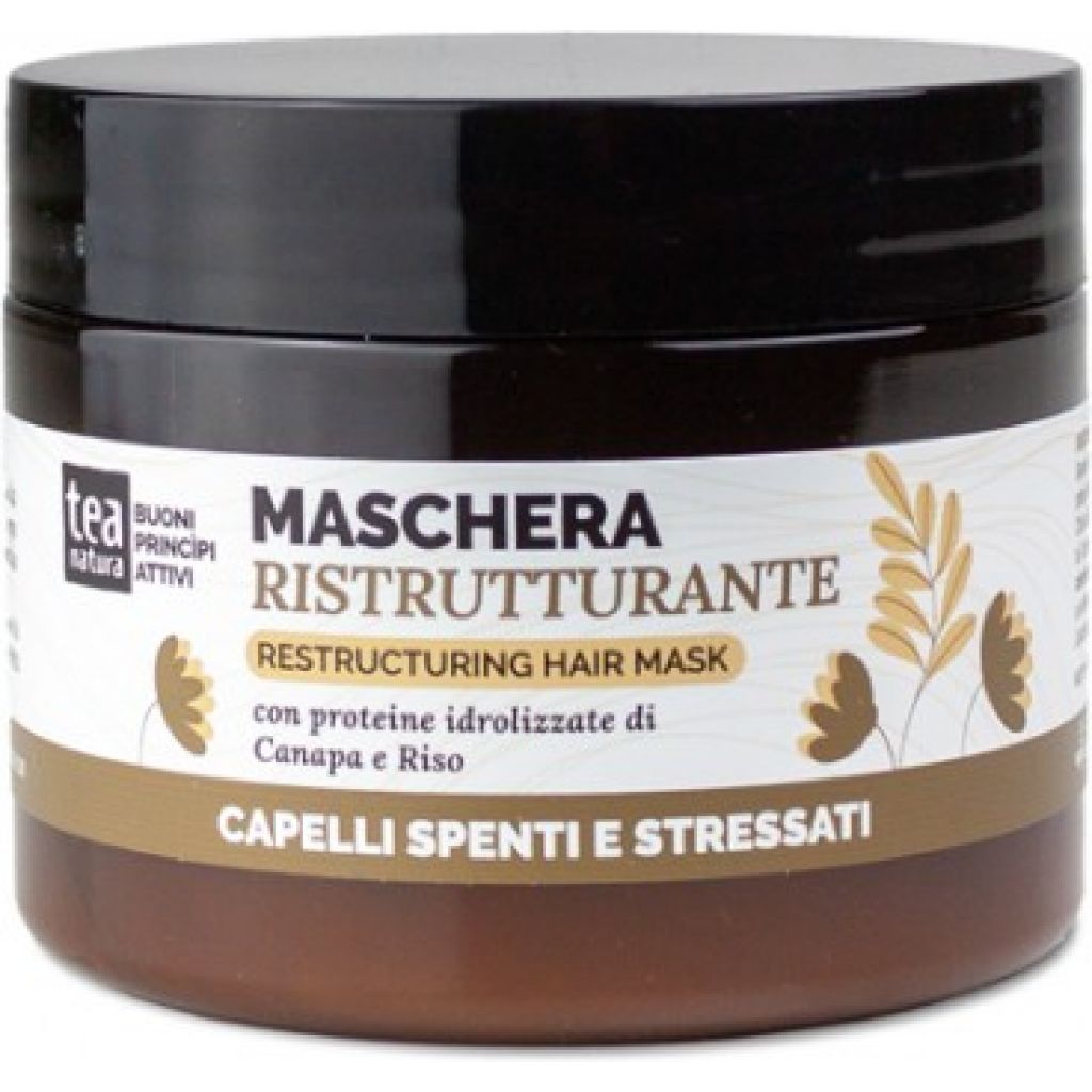 Maschera Ristrutturante con proteine idrolizzate della Canapa e Riso 250ml