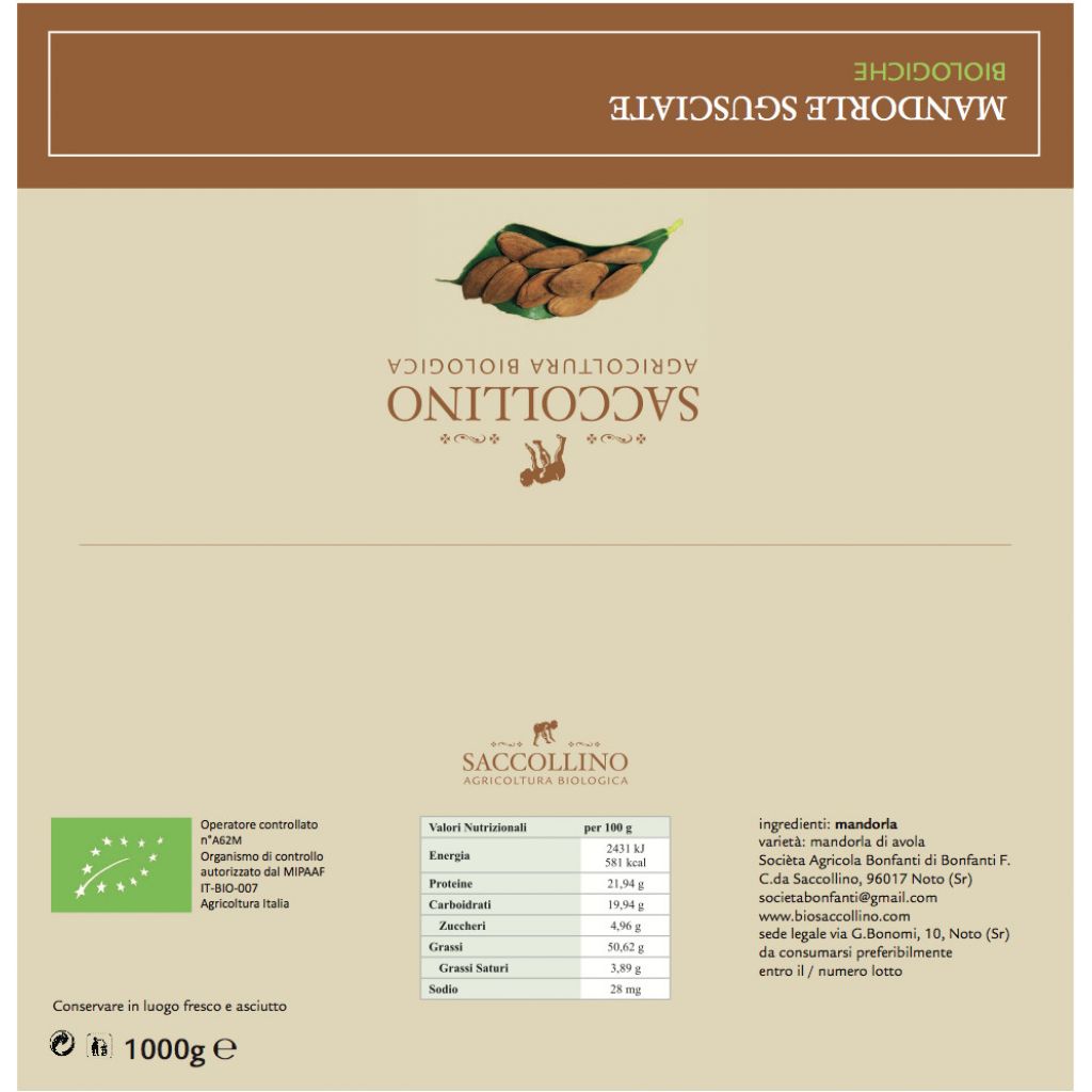 Mandorla Pizzuta sgusciata - 250 g