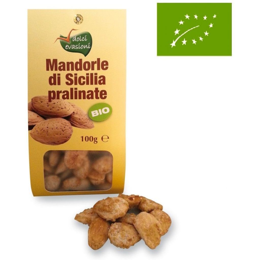 Mandorle di Sicilia tostate pralinate - 100 g