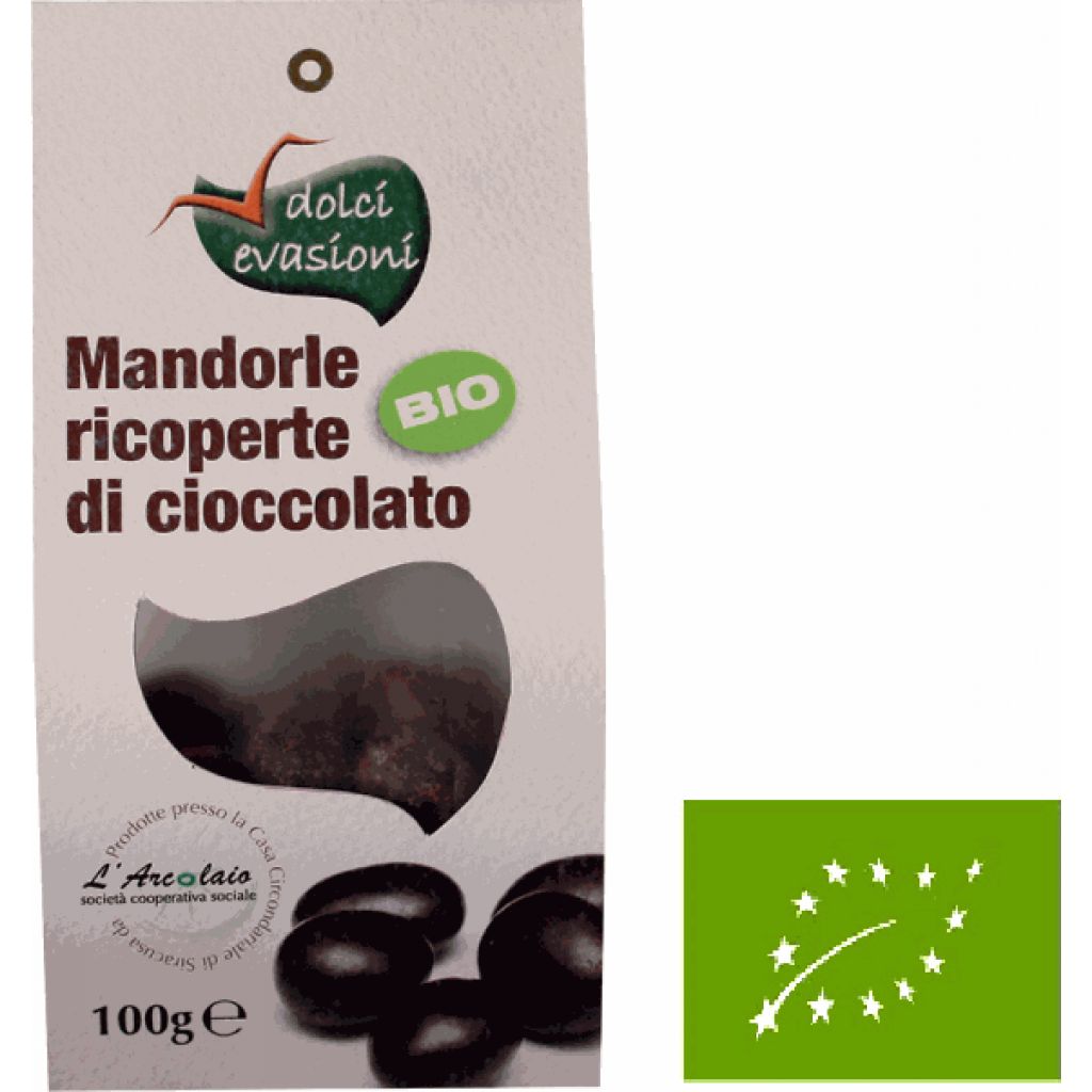 Mandorle ricoperte di cioccolato - 100 g