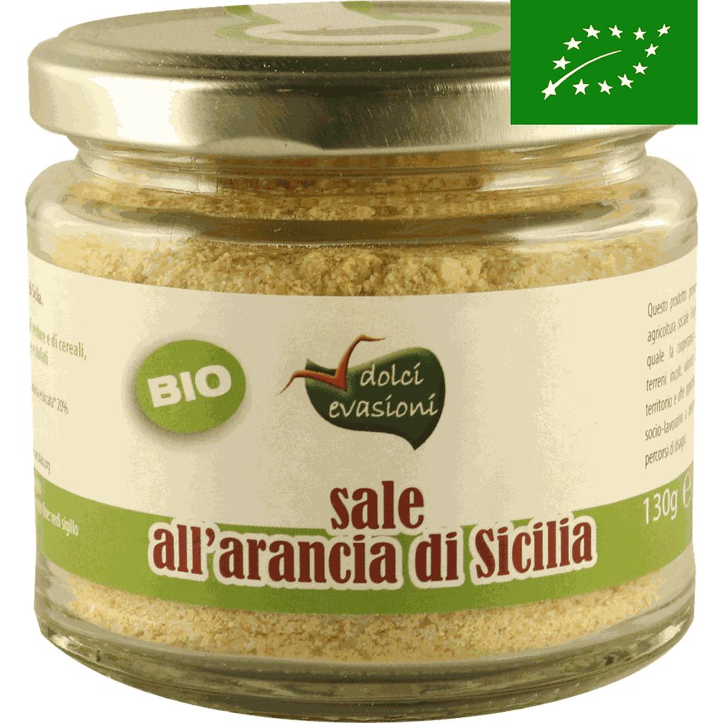 Sale di Sicilia all arancia - 130 g