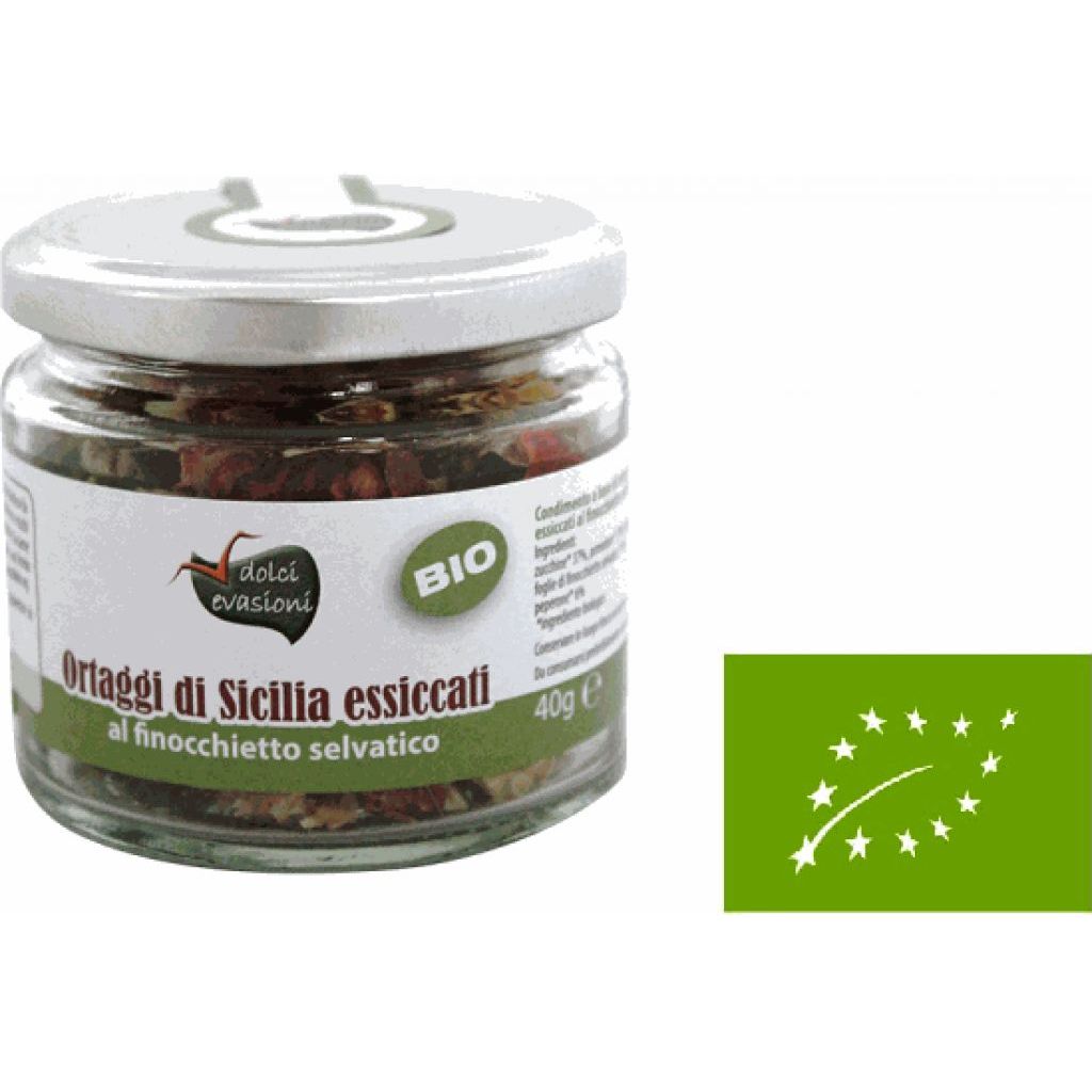 Ortaggi di Sicilia essiccati al finocchietto selvatico vasetto da 40g