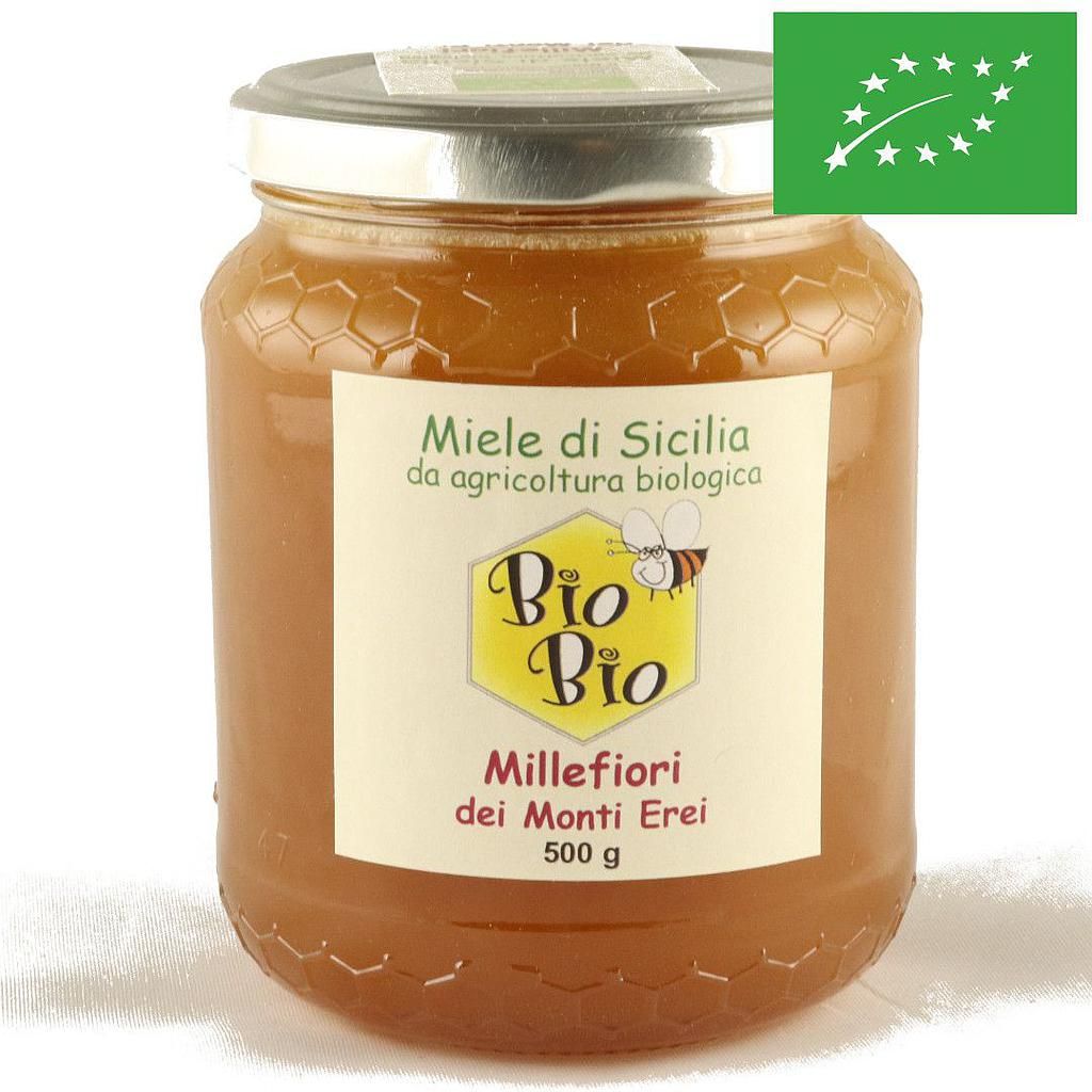 Miele millefiori Monti Erei - vaso di 500 g