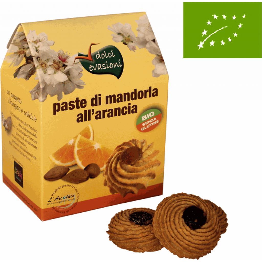 Paste di mandorla all arancia - 160 g