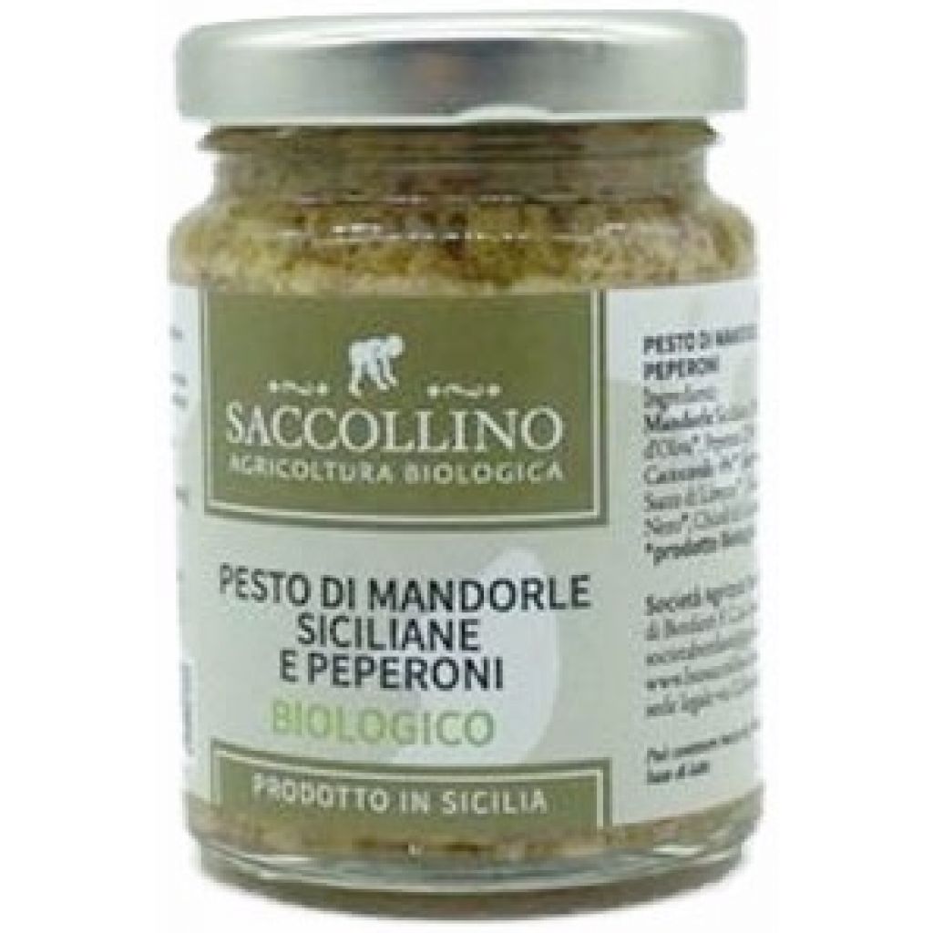 Pesto di mandorle e peperoni - 180 g