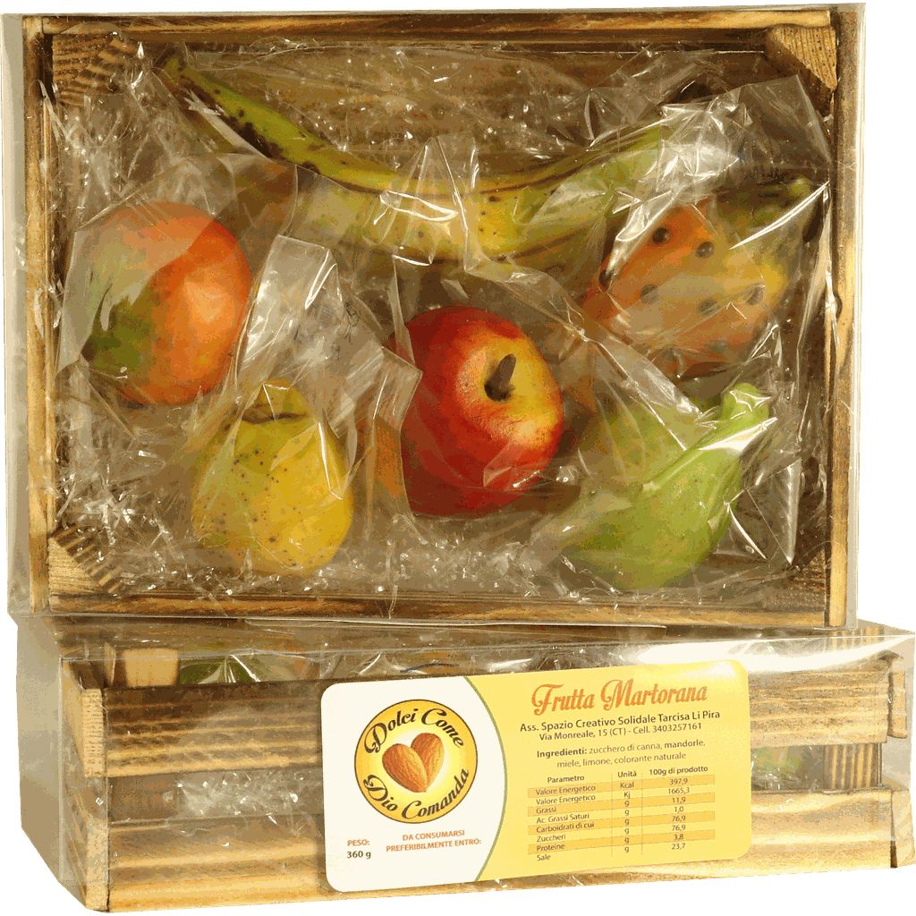 Frutta martorana 360 g cassetta mista