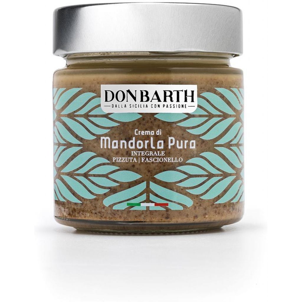 Crema di mandorla pura integrale Pizzuta - Fascionello - 190 g