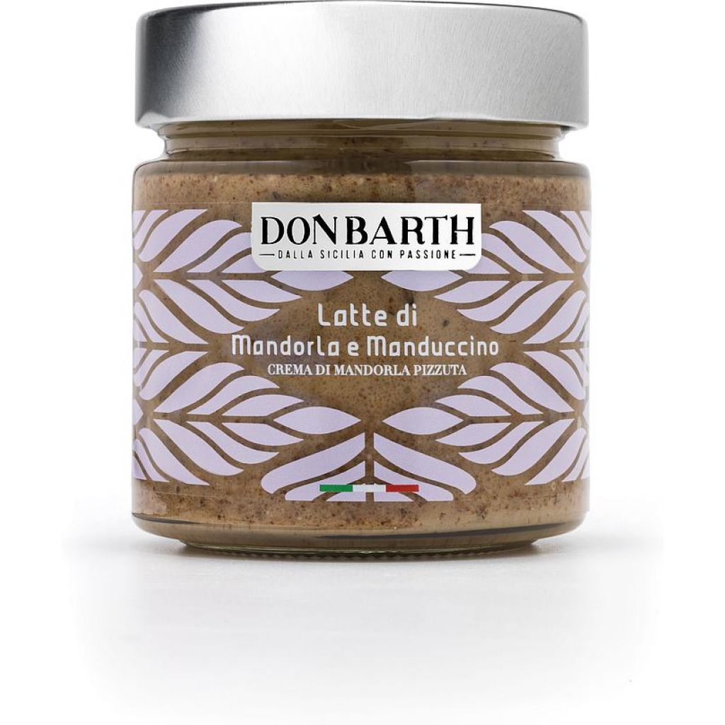Latte di mandorla e manduccino crema di mandorla pizzuta - 190 g