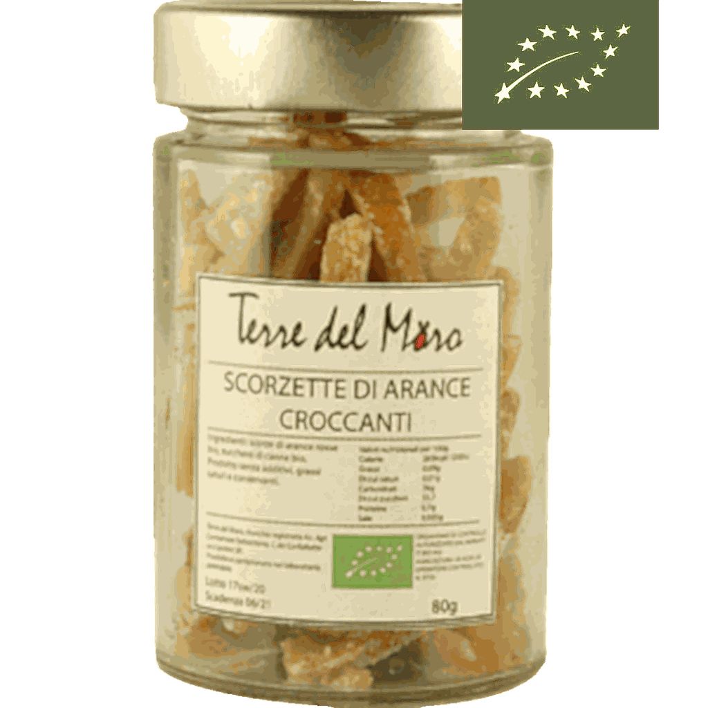 Scorzette di arancia croccanti - 80 g