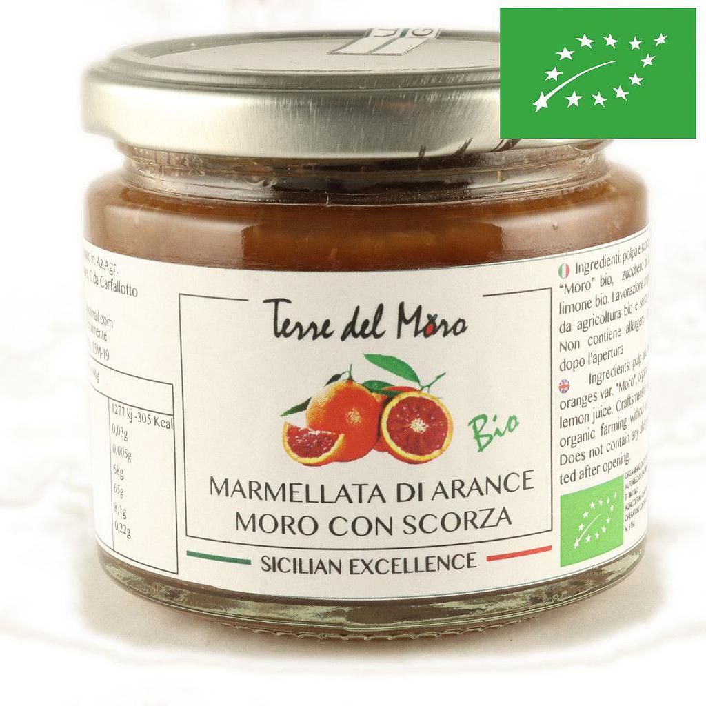 12 X Marmellata arance moro con scorza - 200 g