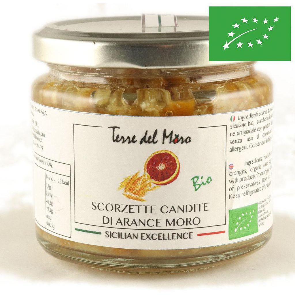 12 X Scorzette candite di arance moro - 200 g