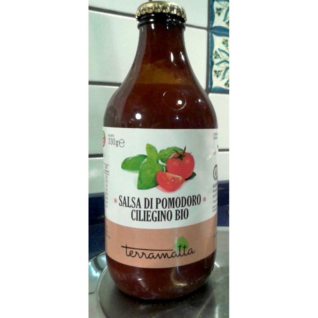 Salsa di Pomodoro Ciliegino Bio 330 g Bottiglia da 330 gr