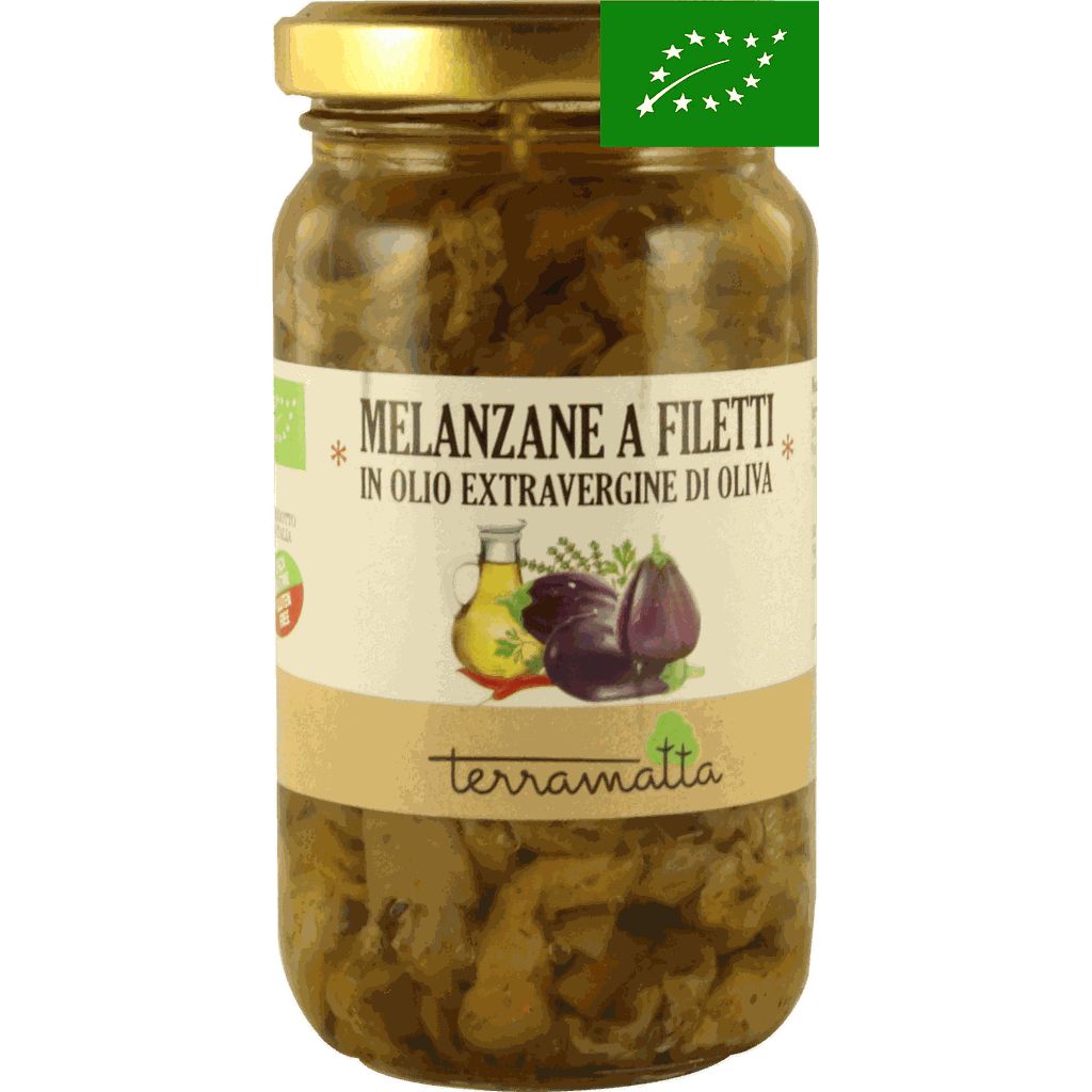 Melanzane a filetti in EVO - 190 g