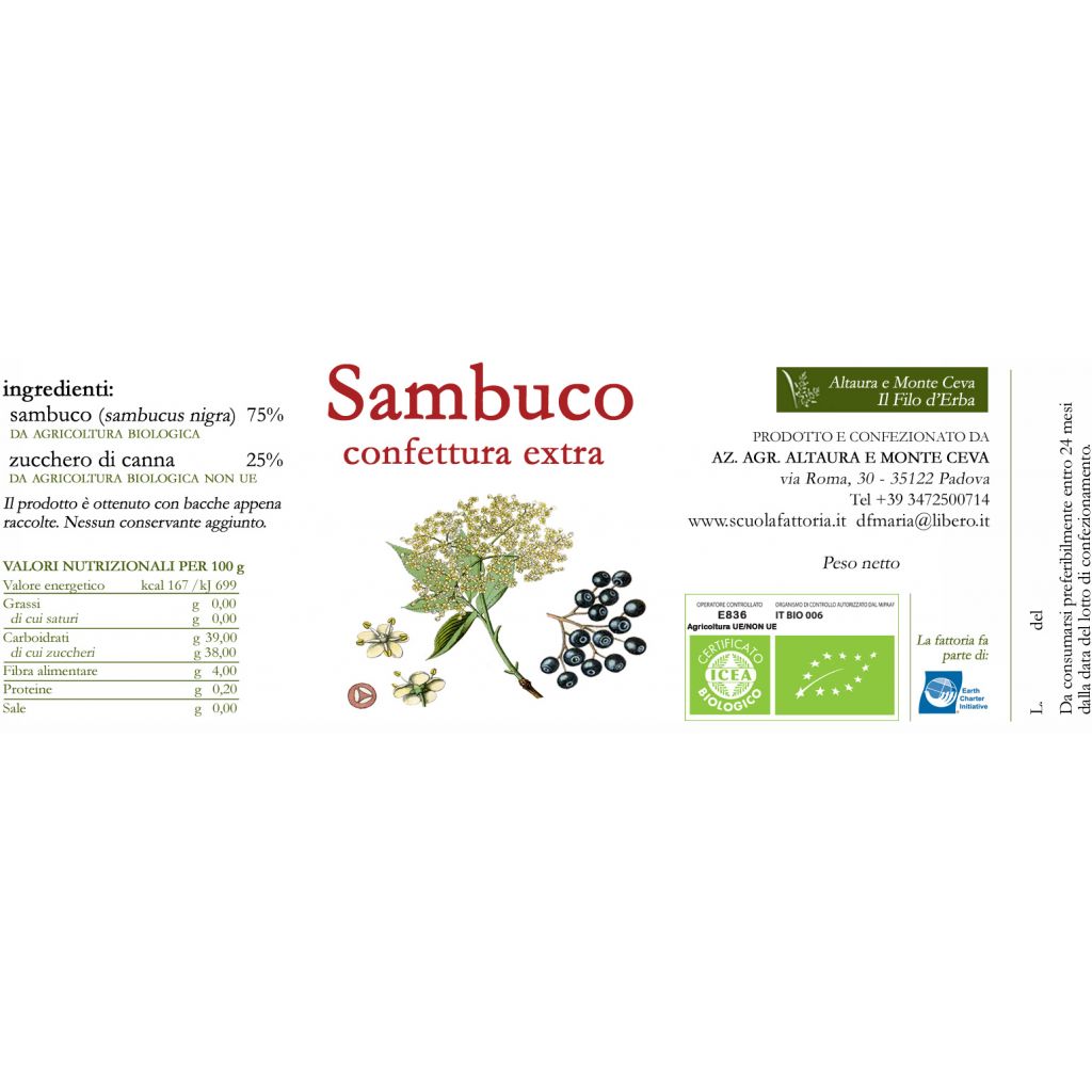 CONFETTURA DI SAMBUCO da gr. 220