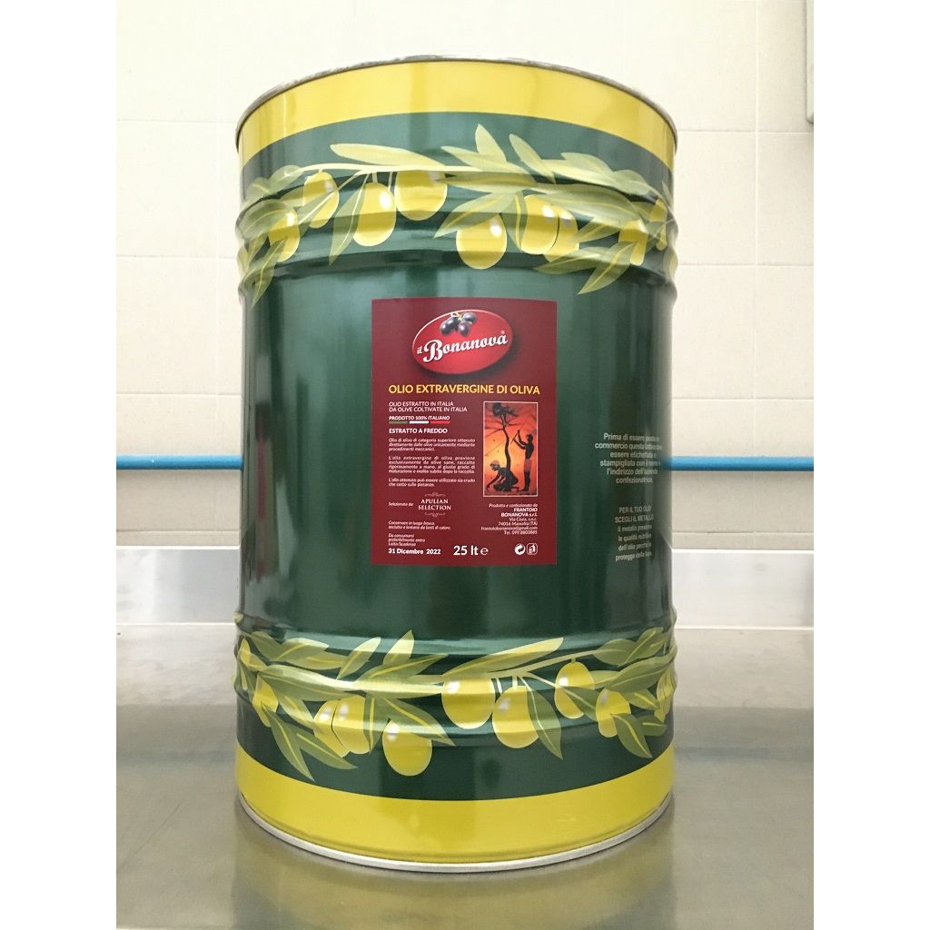 Olio Extravergine di Oliva RACCOLTA 2023/24 Il Bonanova 25l GRANRISPARMIO