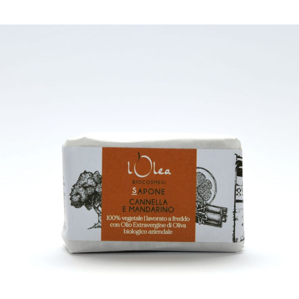SAPONE BIOLOGICO CANNELLA E MANDARINO 100 GR