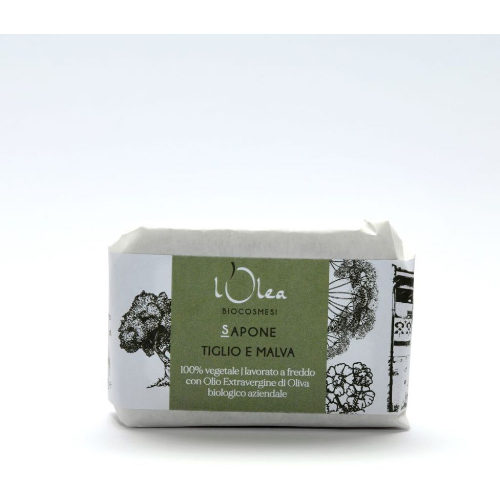 SAPONE BIOLOGICO TIGLIO E MALVA 100 GR