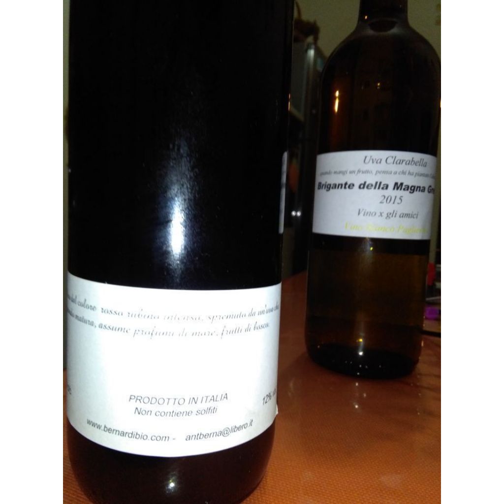 Brigante della magna grecia! ROSSO SENZA SOLFITI E CONSERVANTI